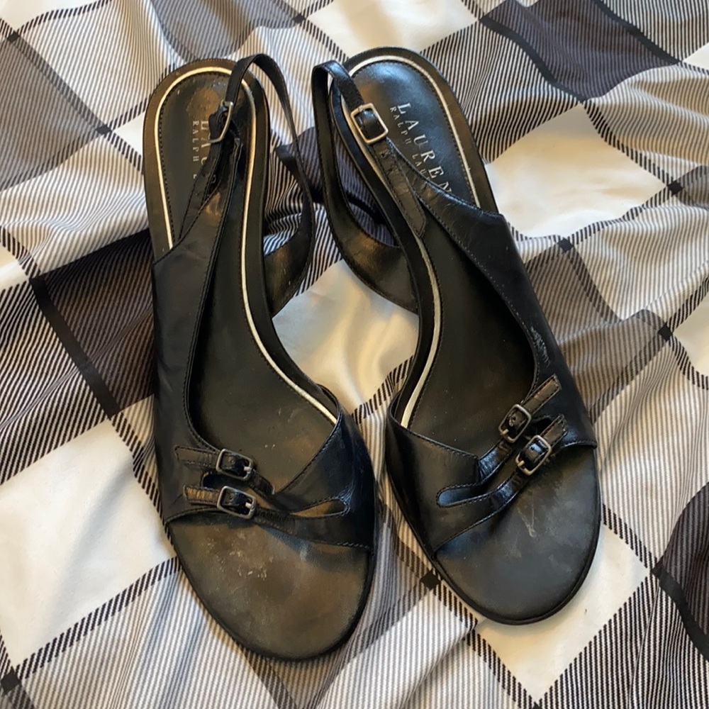 Ralph Lauren strappy heel